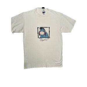 Vintage Eeyore Winnie The Pooh Shirt Disney 100% Cotton Medium USA 1990’s Retro